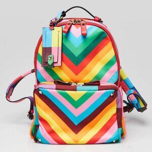 Valentino Multicolor Nylon 1973 Rockstud Small Backpack Bag